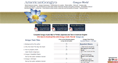 Desktop Screenshot of americangongyo.org