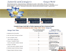 Tablet Screenshot of americangongyo.org